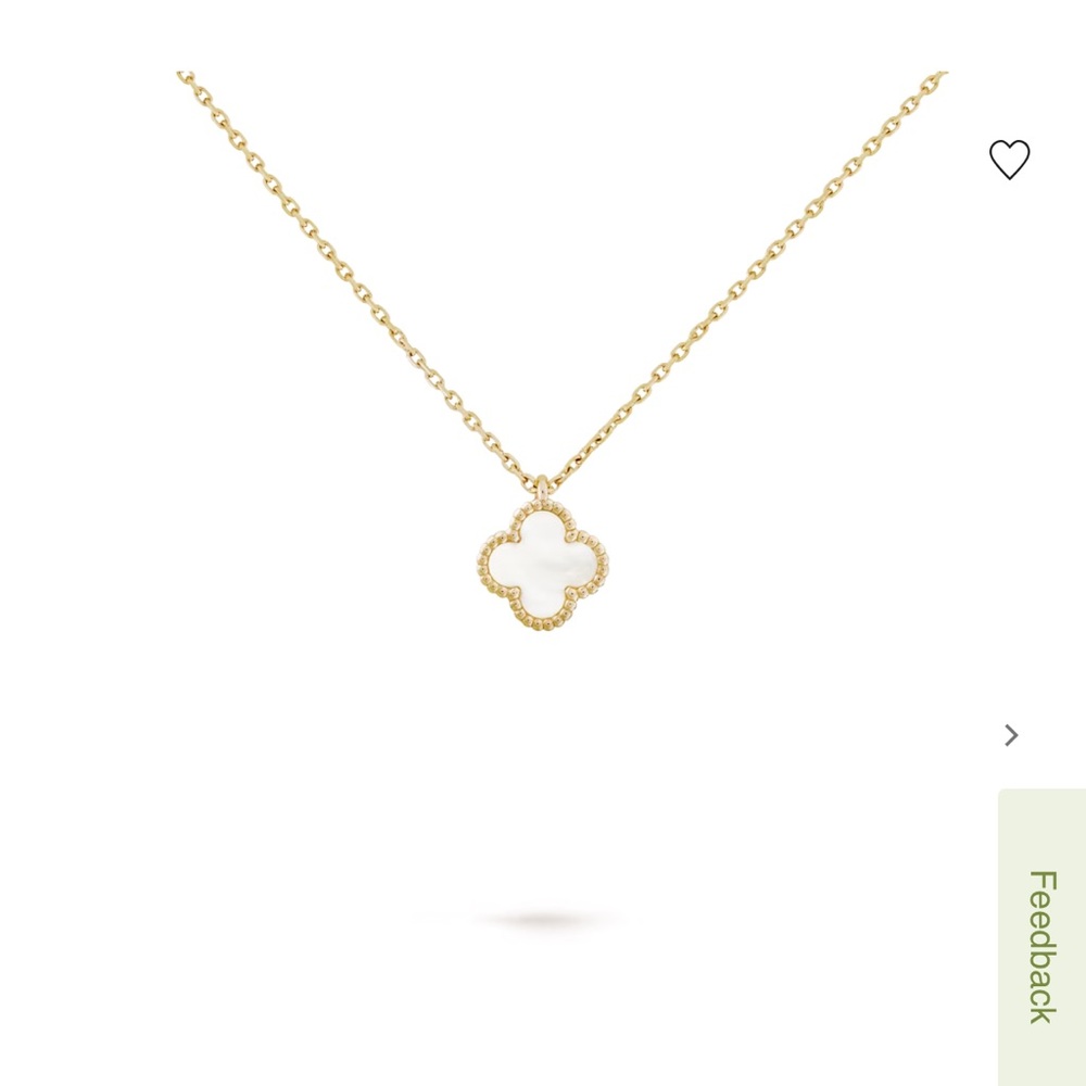 Genuine Van Cleef Mother of Pearl Necklace